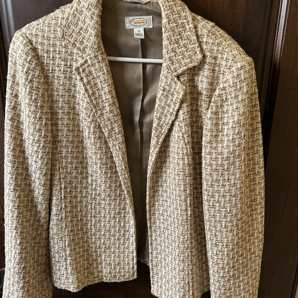 Talbots Cream Jacket